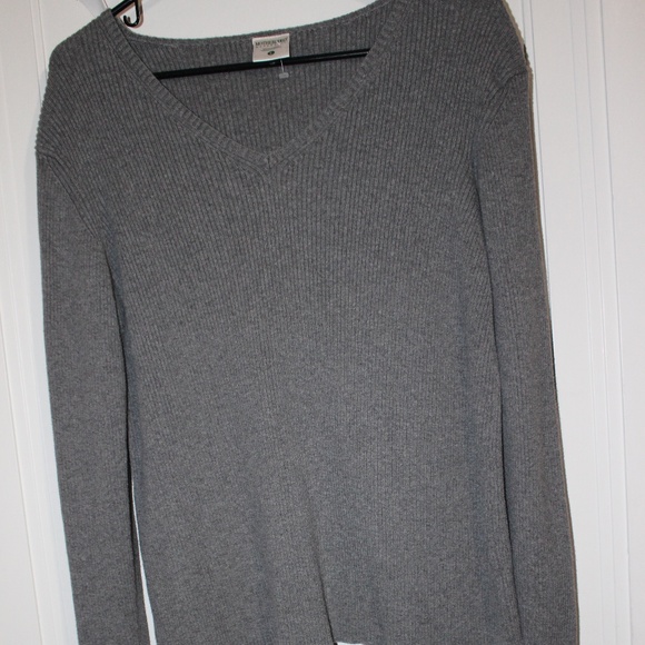 MOTHERHOOD MATERNITY TOP  LARGE   GRAY - Picture 4 of 7